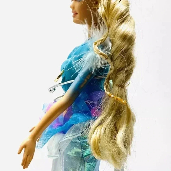 MATTEL BARBIE Olympian Doll 3 Piece Blue Outfit 12" Tall Blonde Hair Blue Eyes - Picture 3 of 11